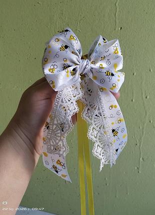 Бант на кошик декор на дитячий кошик