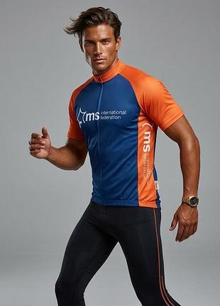 Велосипедная джерси scimitar quick-dri мужская/унисекс, размер l, спортивная футболка