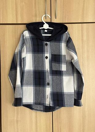 Сорочка в клітинку mini moda 4