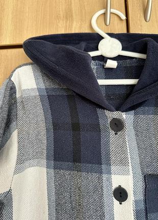 Сорочка в клітинку mini moda 6