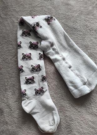 Колготки с котиками 104р