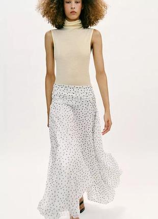 Спідниця жіноча в горох zara new