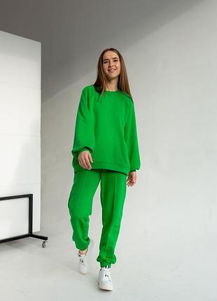 Спортивный костюм obzor (арт.6000) ярко-зеленый xs