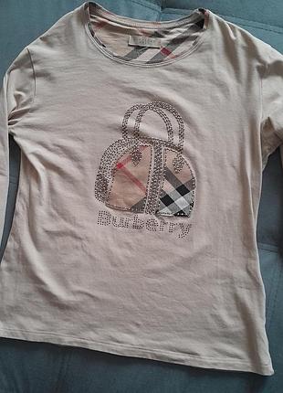 Легкая кофточка burberry, оригинал, размер s-m, отличное состояние