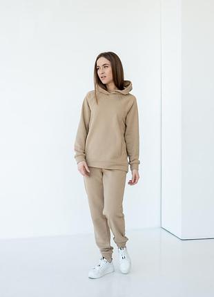 Спортивный костюм женский obzor 6023 l бежевый