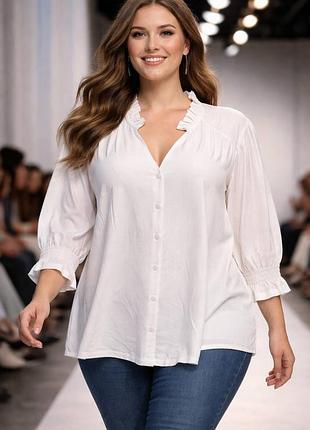 Блузка блуза жіноча нарядна розмір 2xl-3xl (52-54)
