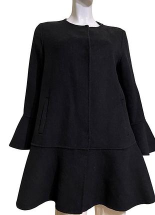 Zara вовняне пальто hand made