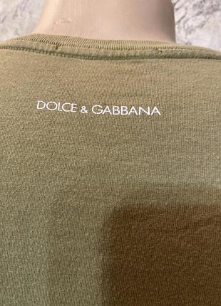 Лонгслів хакі dolce & gabbana 4