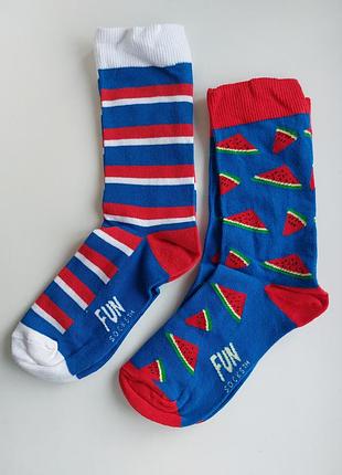 Комплект брендовые носки fun socks 2 пары