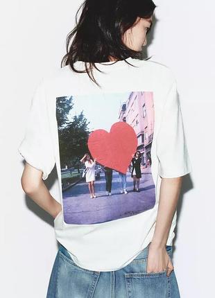 Футболка жіноча з принтом zara new