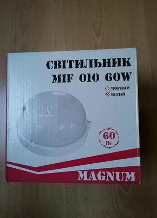 Светильник настенно-потолочный magnum mif 010 60w e27 круг белый