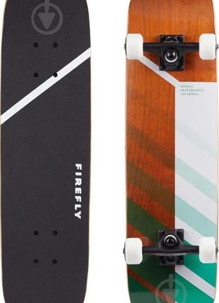 Скейтборд firefly skb 705 902-118 | 7 слоев клена, алюминиевая подвеска, подшипники abec-7