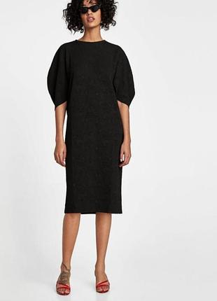 Платье черная zara
