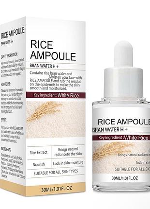 Minilo rice ampoule з ніацинамідом — сироватка для сяйва та оновлення шкіри (30 мл, нова)