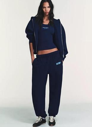 Спортивний жіночий костюм синій zara new
