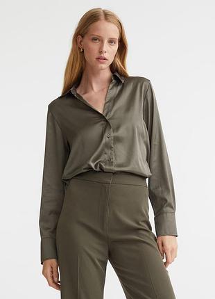 🖤блузка атласная женская h&amp;m🖤