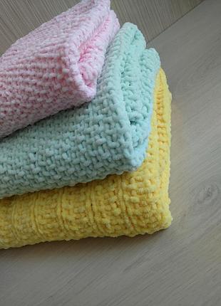 Hand made плед дитячий м’який теплий baby ковдра для малюка