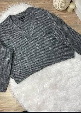 Сірий светр кофта джемпер