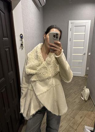 Дубленка new look, жіноча, в ідеальному стані, без дефектів