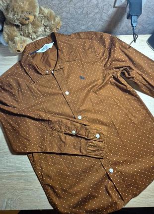 Рубашка для мальчика h&amp;m 128