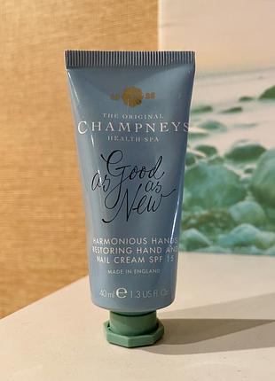 🇬🇧 англия champneys health spa  harmonious hands відновлюючий крем для рук та нігтів spf 15