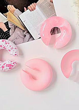 Кафы 4 единицы акцентные широкие розовые