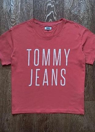Розовый женский топ tommy hilfiger размер s