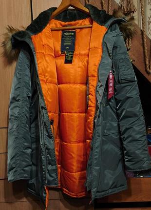 Куртка alpha industries n-3b (оригінал) — стан нової! розмір 2xl