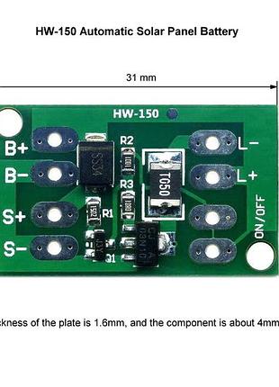 Automatic solar panel battery 9