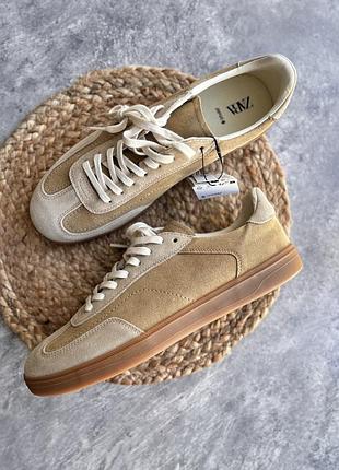 Чоловічі кросівки із натуральної замші zara