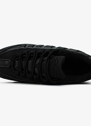 👕 nike air max 95 big bubble "black leather"👕 5