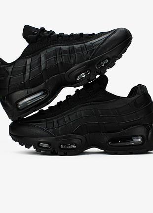👕 nike air max 95 big bubble "black leather"👕 6