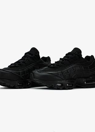 👕 nike air max 95 big bubble "black leather"👕 2