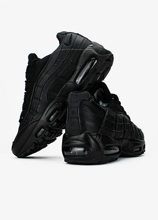 👕 nike air max 95 big bubble "black leather"👕 4