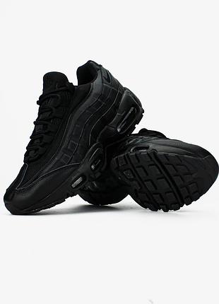 👕 nike air max 95 big bubble "black leather"👕 7