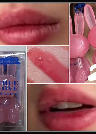 Glambee  true love lip gloss 02 блеск для губ в форме зайчика