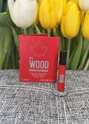 Оригинальный пробник dsquared red wood