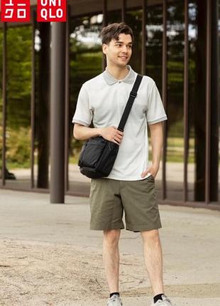 Футболка-поло с технологией dry ex от uniqlo