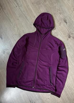 Arcteryx polartec hooded fleece жіноче флісове худі кофта