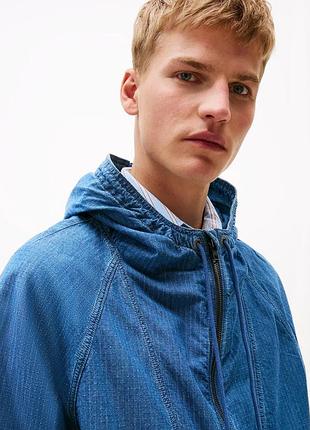 Мужская джинсовая ветровка tommy hilfiger 4