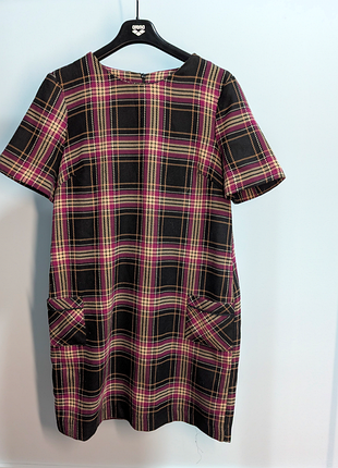 Сукня в клітинку dorothy perkins / щільна тканина / офіс & casual