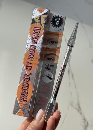 Олівець для брів benefit precisely, my brow pencil відтінок: 4,5 neutral deep brown