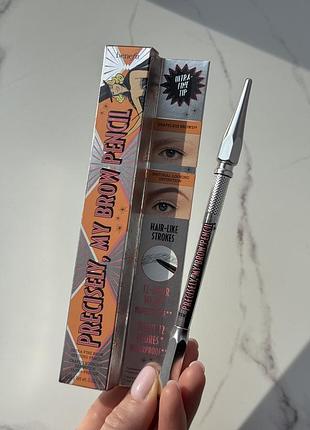 Олівець для брів benefit precisely, my brow pencil відтінок: 4 warm deep brown