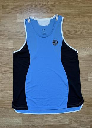 Nike dri-fit майка (м) синя спортивна вживана