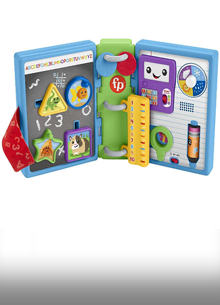 Розвивальна книжка fisher-price schoolbook
