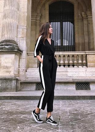 Брючный комбинезон zara с поясом