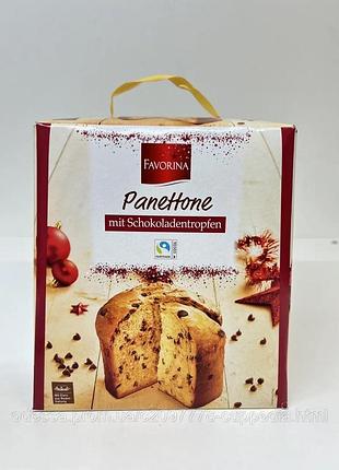 Панетон favorina з шоколадною крихтою, 750г випічка