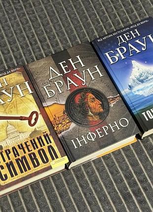Комплект книг дена брауна (3 книги)