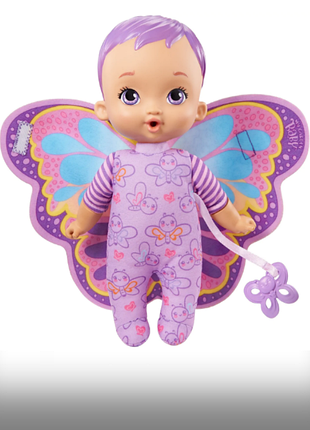 М'яка лялька пупс із крильцями mattel my garden baby