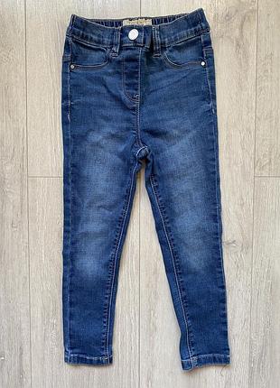 Джинси на дівчинку 4 роки next сині